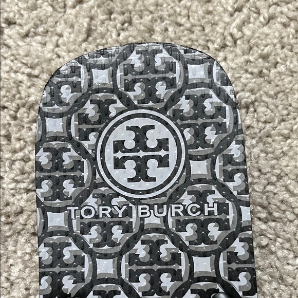 Tory Burch Reva Rubber Patterned Flip Flops Sandals Size 11 - Picture 2 of 6